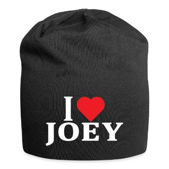 t-shirt name I love Joey t-shirt gift idea - Jersey Beanie - black - Front