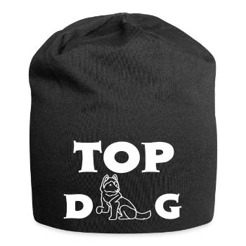 TOP DOG - Jersey-Beanie - Schwarz - Vorne