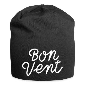 Bon vent - Bonnet en jersey - noir - Devant