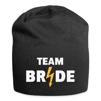 Team Bride Flash (Hen Night Party / 2C NEG) - Jersey Beanie - black - Front