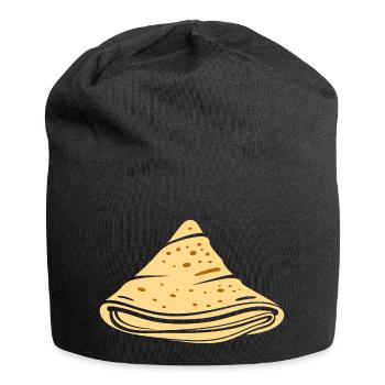 Crêpes Bretagne humour crêpe - Bonnet en jersey - noir - Devant