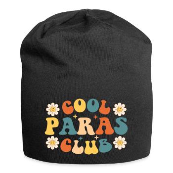 Cool Paras Club Paraprofessional Paraeducator - Jersey Beanie - black - Front