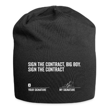 Boxer Signature Der Vertrag Big Boy Boxen - Jersey-Beanie - Schwarz - Vorne