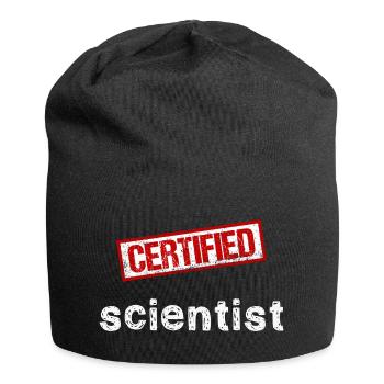 Scientifique - Bonnet en jersey - noir - Devant