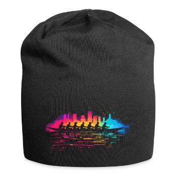 Rowing team Splotch - Jersey Beanie - black - Front