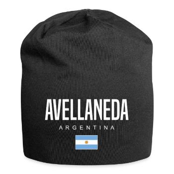 Avellaneda Argentinien Argentinier - Jersey-Beanie - Schwarz - Vorne