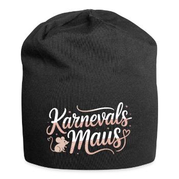 Souris de carnaval Souris de Cologne Souris de carnaval - Bonnet en jersey - noir - Devant