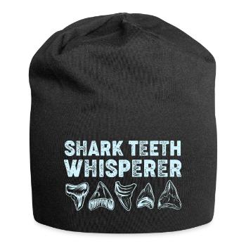 Dents de requin Dents de requin Dents de requin - Bonnet en jersey - noir - Devant