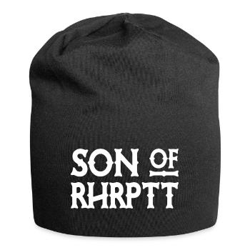 Son of Rhrptt - Ruhrpott - Zeche - Zollverein - Jersey-Beanie - Schwarz - Vorne