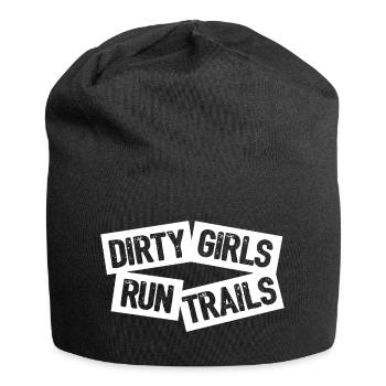 Dirty Girls laufen Trails - Jersey-Beanie - Schwarz - Vorne