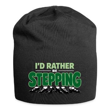 Irish Dance Step-dancing Celtic Fan - Jersey Beanie - black - Front