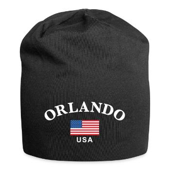 Orlando, USA - Jersey-Beanie - Schwarz - Vorne