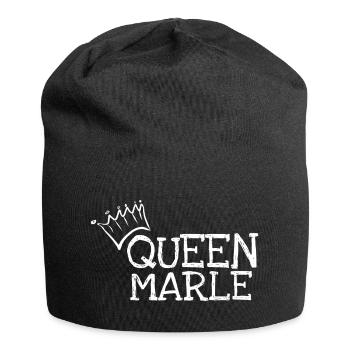 Marle - Jersey-Beanie - Schwarz - Vorne