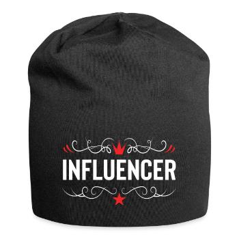 Influencer profession - Jersey Beanie - black - Front