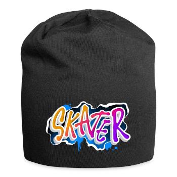 Skater - Jersey Beanie - black - Front