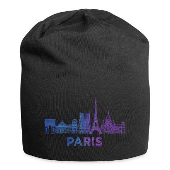 Croquis de la silhouette de Paris - Bonnet en jersey - noir - Devant