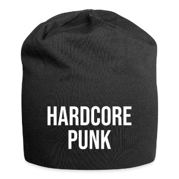 Typographie du hardcore punk - Bonnet en jersey - noir - Devant