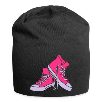 chaussures cool - Bonnet en jersey - noir - Devant