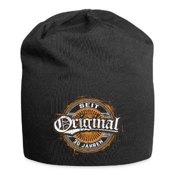 Geburtstag Original II seit 30 Jahren - Jersey-Beanie - Schwarz - Vorne