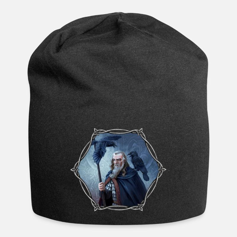 Odin - Jersey Beanie - black