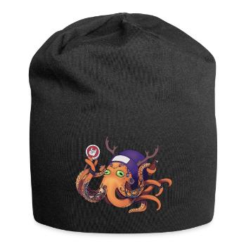 Rocktopus - Jersey-Beanie - Schwarz - Vorne