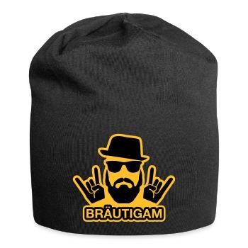 Bräutigam T-Shirt - Bräutigam Shirt - JGA T-Shirts - Jersey-Beanie - Schwarz - Vorne