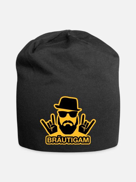 Bräutigam T-Shirt - Bräutigam Shirt - JGA T-Shirts - Jersey-Beanie - Schwarz