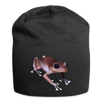 frog frog - Jersey Beanie - black - Front