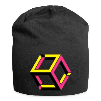 Impossible Figures 81B - Jersey Beanie - black - Front