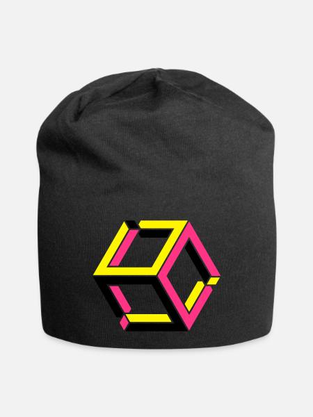 Impossible Figures 81B - Jersey Beanie - black