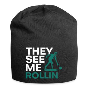 Boule Tee Shirt - Bonnet en jersey - noir - Devant