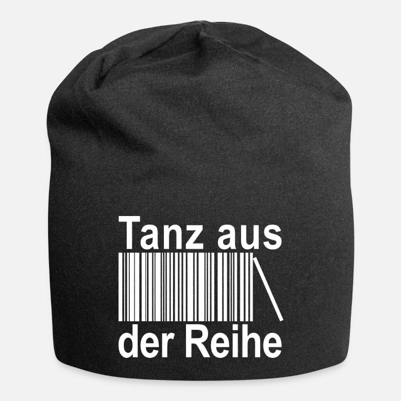 Tanz aus der Reihe Barcode - Jersey-Beanie - Schwarz