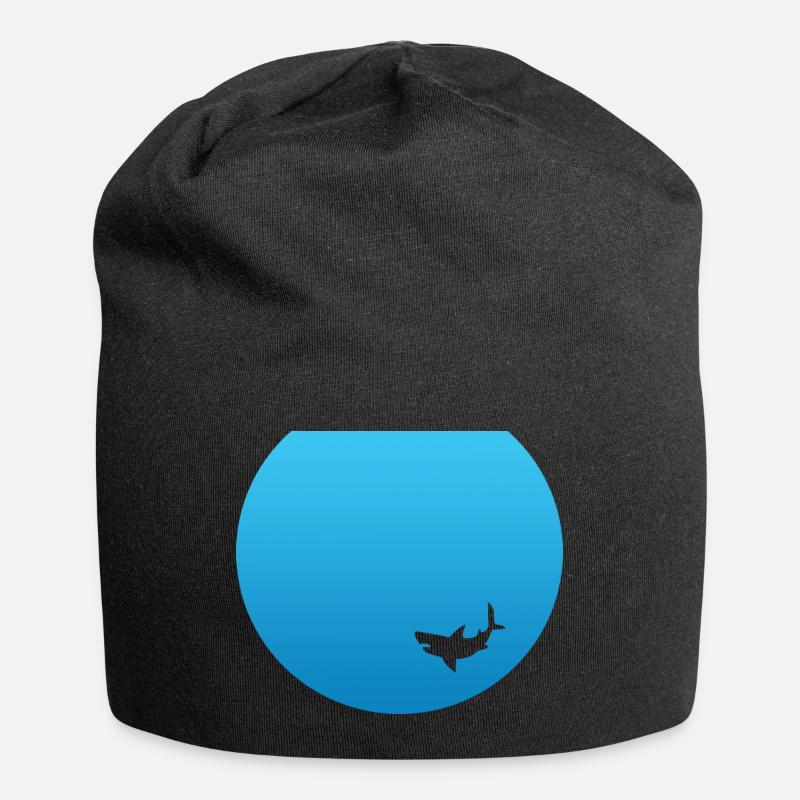 Hai Wasser - Jersey-Beanie - Schwarz