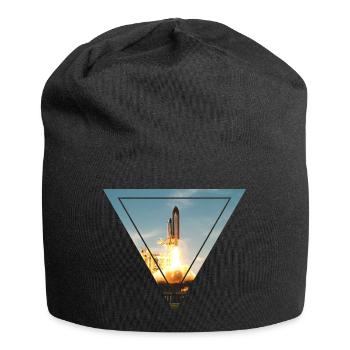Space Shuttle - Jersey-Beanie - Schwarz - Vorne