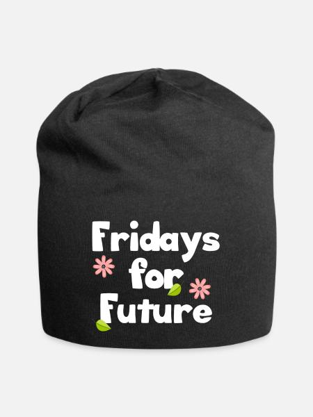 fridays for future - Jersey-Beanie - Schwarz