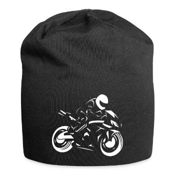 Super athlete rider motorcycle - Jersey Beanie - black - Front