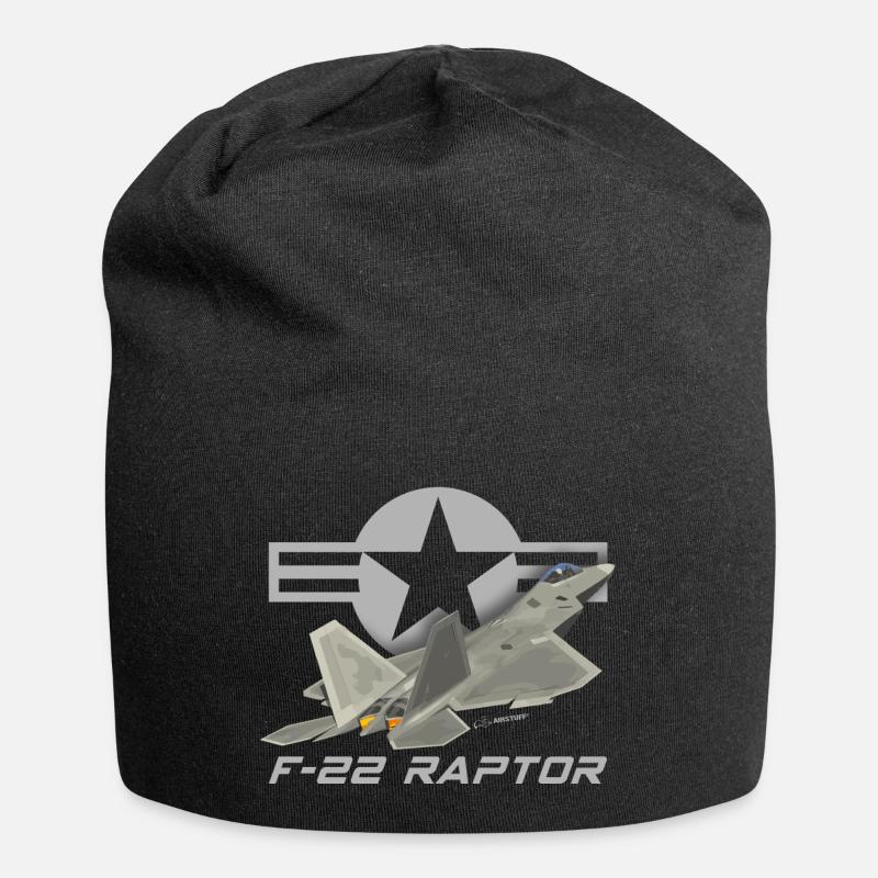 F-22 RAPTOR - AS2009 - Jersey-Beanie - Schwarz