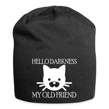 Chat Chat - Bonnet en jersey - noir - Devant