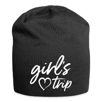 Voyage de fille - Bonnet en jersey - noir - Devant
