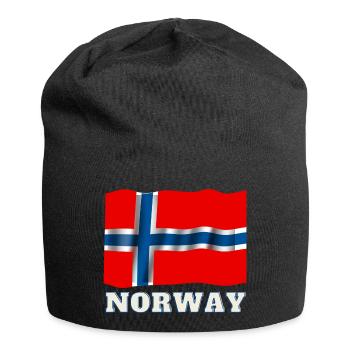 Norvège - Bonnet en jersey - noir - Devant