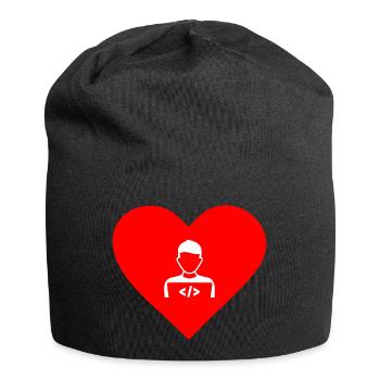 In love with Software Developer, Software Developer - Jersey Beanie - black - Front
