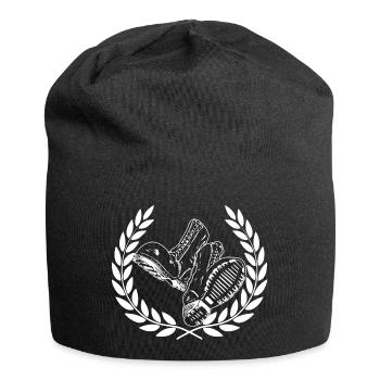 Skinhead - Punk - Oi ! - Bonnet en jersey - noir - Devant