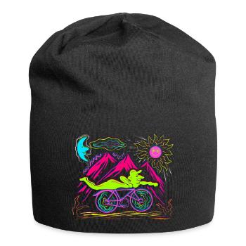 Bicycle Day 1943 LSD Acid Hofmann Trip Halluzinoge - Jersey-Beanie - Schwarz - Vorne