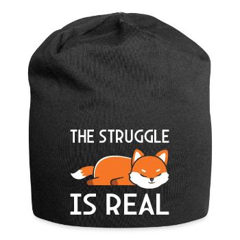 The Struggle is real - Jersey Beanie - black - Front