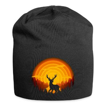Ombre de cerf - Bonnet en jersey - noir - Devant