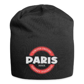 Paris France Ville Skyline Accueil Amour - Bonnet en jersey - noir - Devant