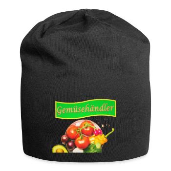 Marchand de légumes - Bonnet en jersey - noir - Devant