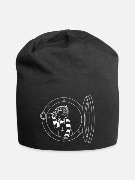 marin le fils - Bonnet en jersey - noir