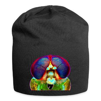 Nightmare on compound eye street - Jersey-Beanie - Schwarz - Vorne
