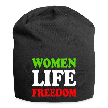 Women life freedom - Jersey Beanie - black - Front